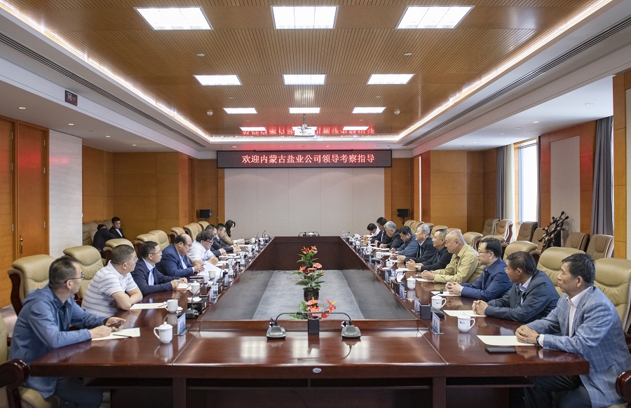 博源集團董事局主席戴連榮會見內蒙古鹽業公司黨委書記、董事長袁肅