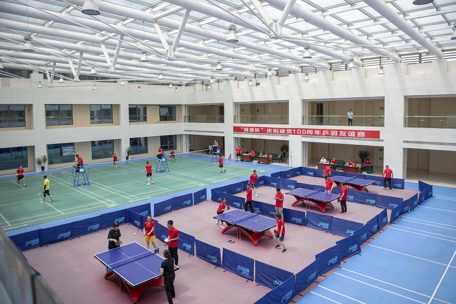 博源集團(tuán)工會舉辦慶祝建黨100周年乒、羽比賽