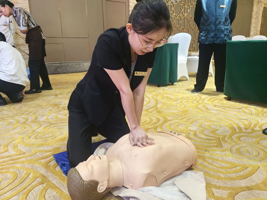 興安盟博源大酒店開展應急救護培訓